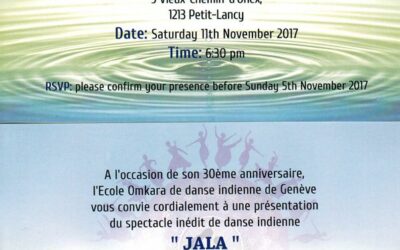 Célébrations des 30 ans d’Omkara, 11.Nov.2017
