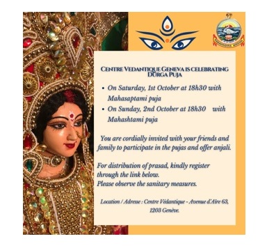 Durga Puja celebrations, Vedanta Centre, 01.Oct.2022