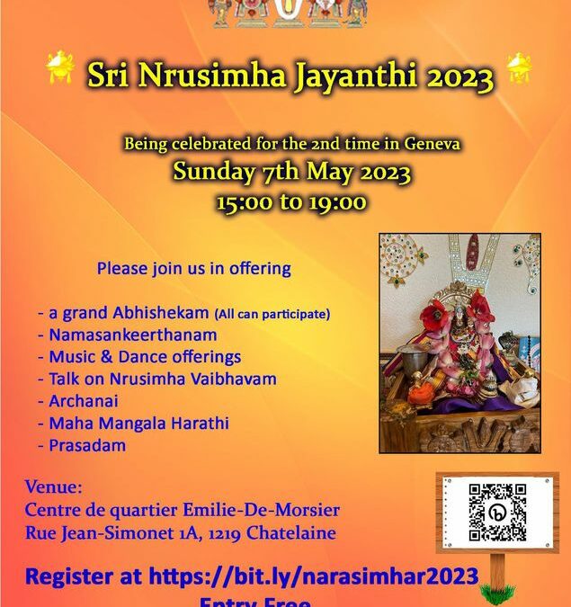 Sri Nrusimha Jayanthi, 07.Mai.2023