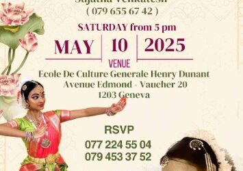 Bhuvana Arangetram 2025 – Geneva, 10.mai.2025